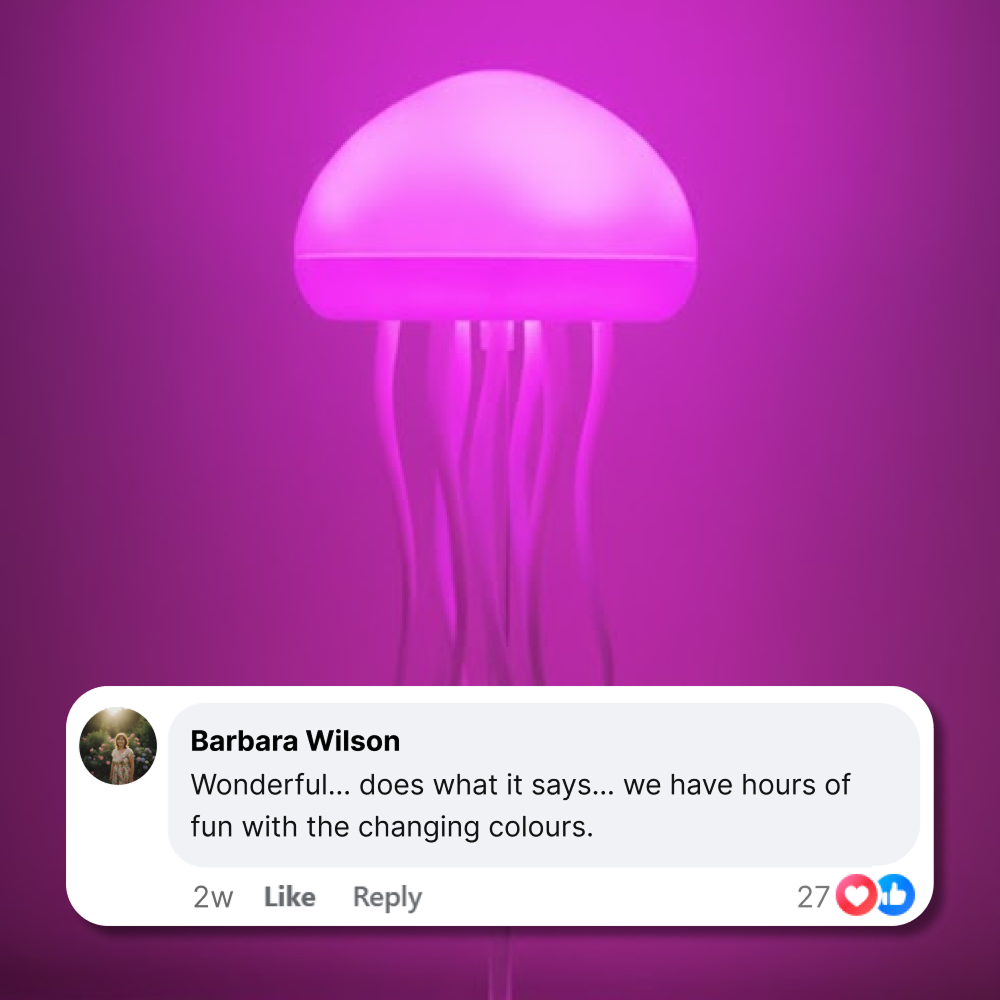 LumniGlow™ Floating Jellyfish Lamp