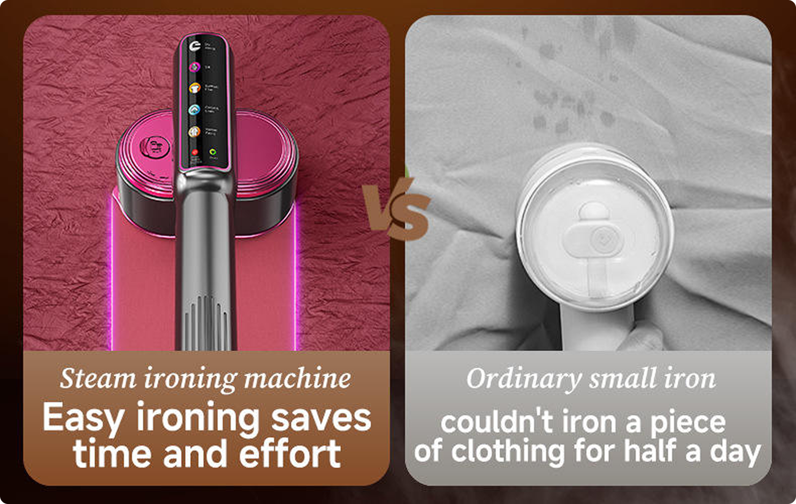 SteamPro™ Portable Clothes Steamer